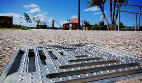 Drainage grates for roof and floor by EJ