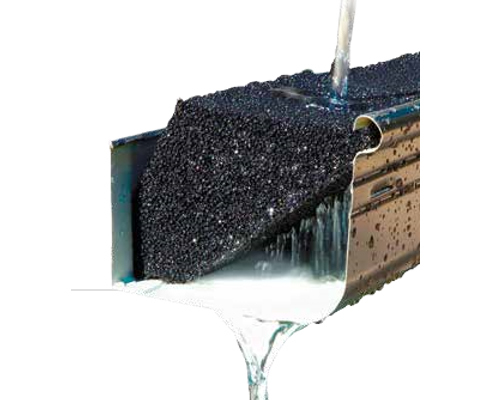 foam gutter filter