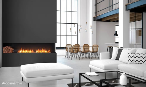 UL Listed Ethanol Corner Fireplace