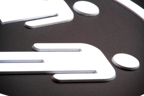 Tactile signage from Hillmont Braille Signs