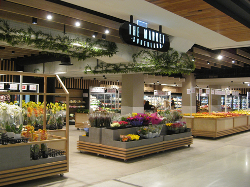 beam ceiling the market southland westfield