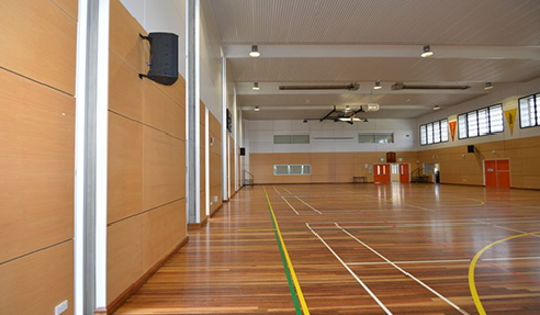Panels Meet DET Guidelines for School Gym from SUPAWOOD