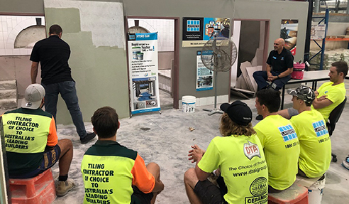 TAFE Pool Installation System Training with LATICRETE