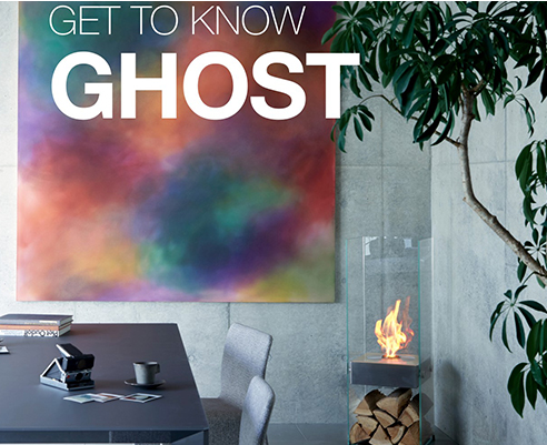 Transparent Free-Standing Fireplaces - Ghost by EcoSmart Fire