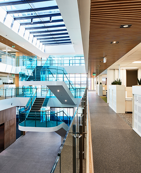 Custom Slatted Ceilings for Camden Council