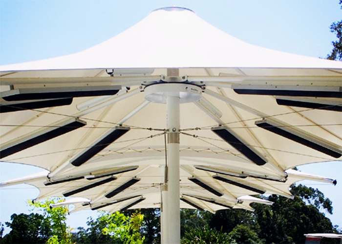 Commercial Umbrellas with Heating from Celmec