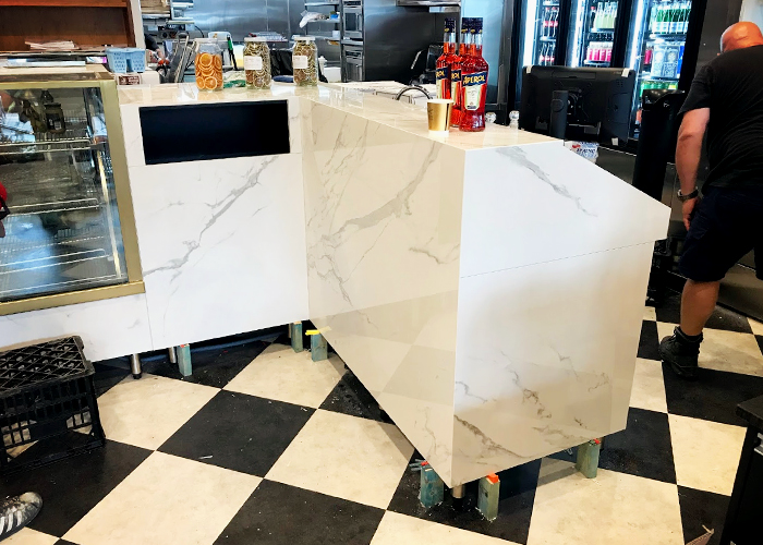 Porcelain Tile Installation for a Brisbane Deli Using LATICRETE