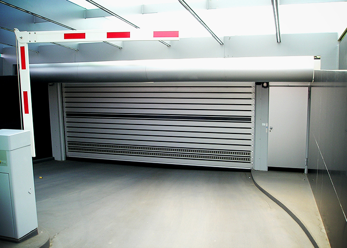 High-speed Spiral Carpark Doors from DMF