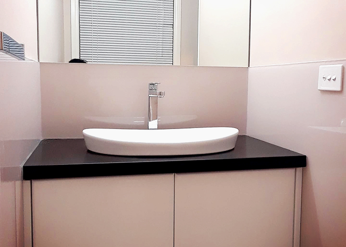 Seamless Vanity Splashbacks by Innovative Splashbacks