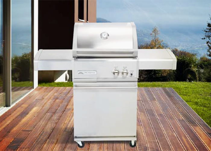2 Burner Gas Barbeques with Trolley from Thermofilm