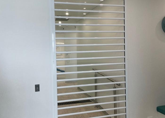 Transparent Security Shutters for Commercial Offices from ATDC.