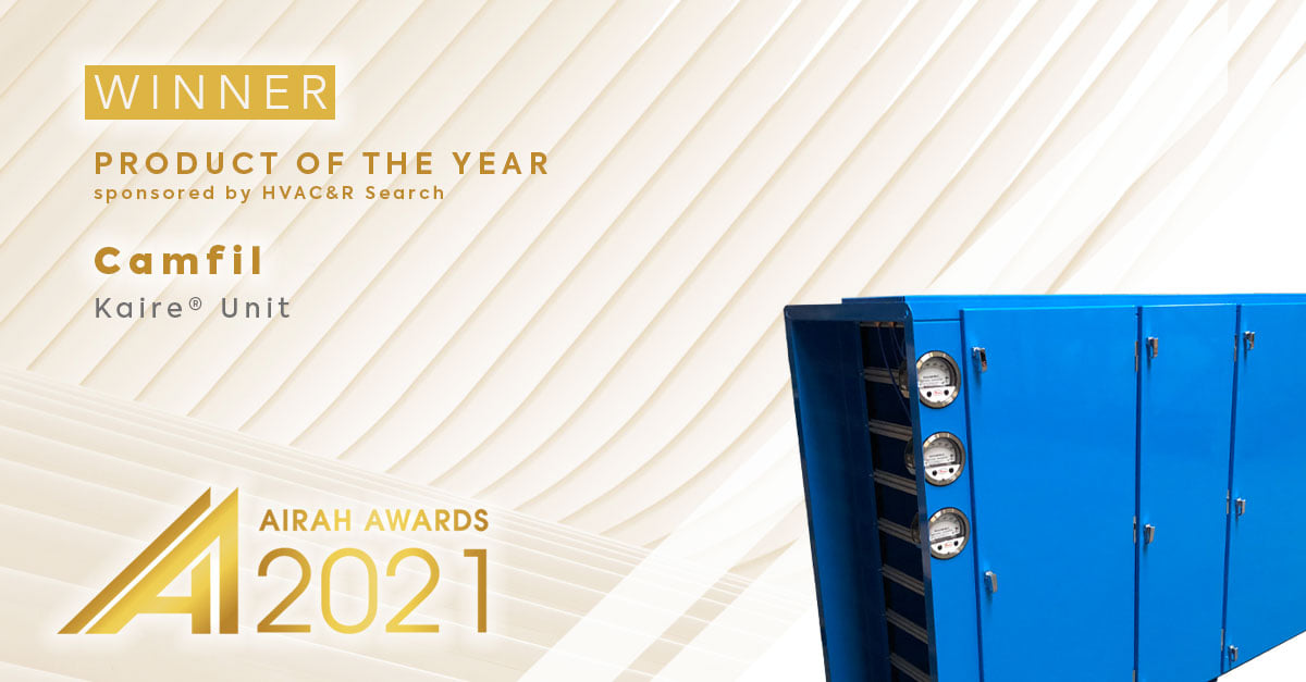 AIRAH Product of the Year Kaire® Unit from Camfil