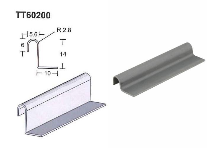 TT60200 Stainless Steel Capping Tracks by Cowdroy