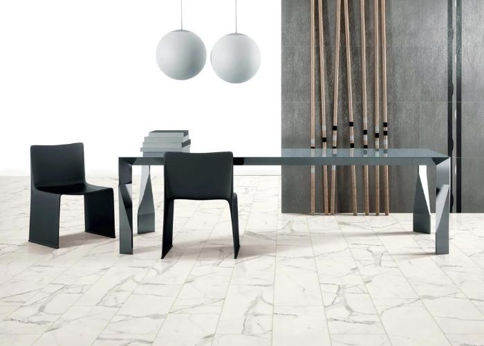 Bianco White Marble Floor Alternative from Stone Floor.