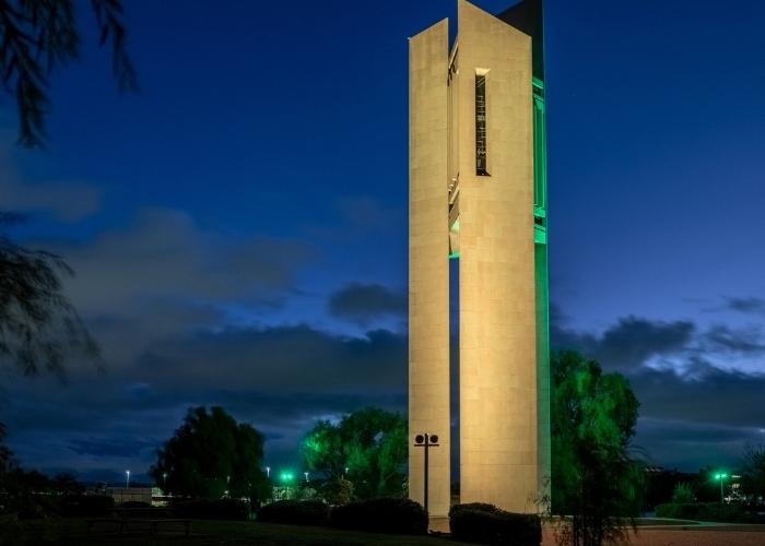 Curating Sound with Light at the Carillon by WE-EF.