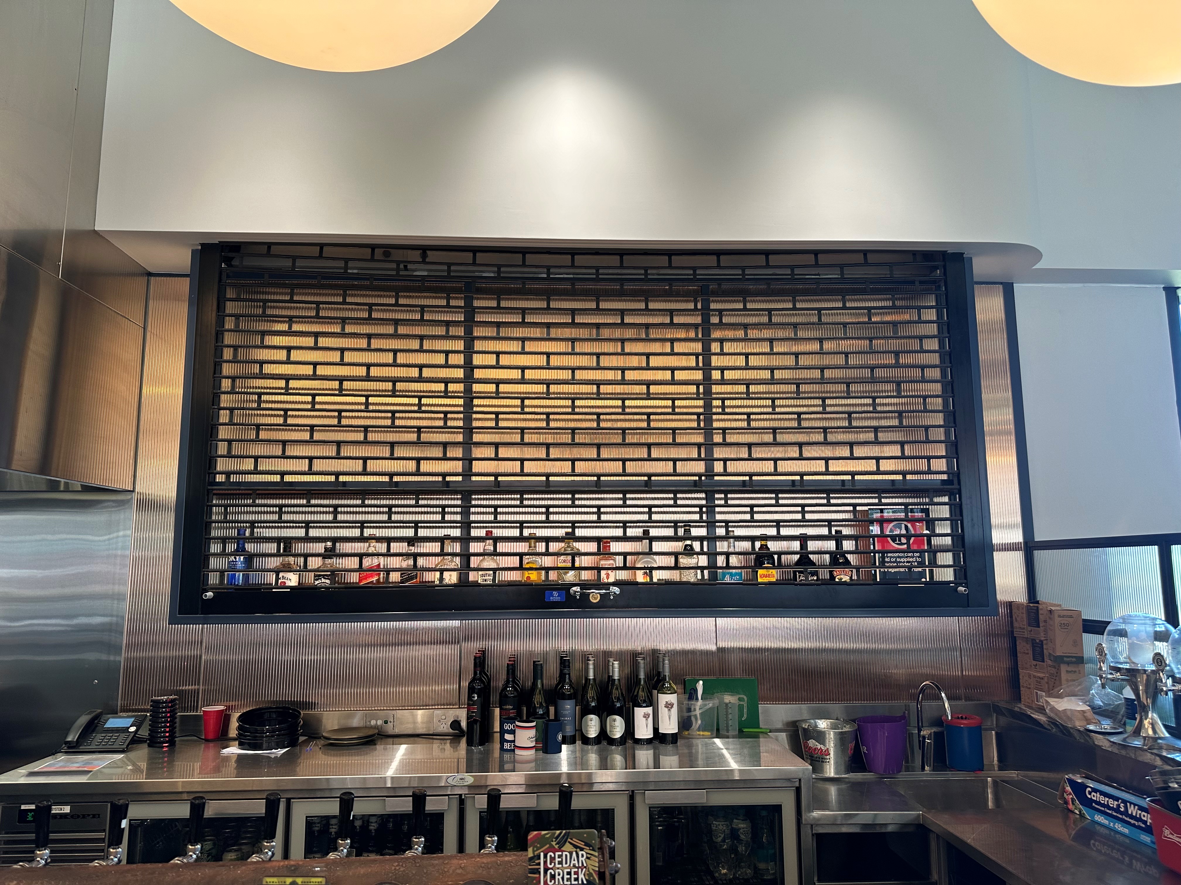 Heavy Duty Aluminium Roller Shutter for Bar Counters by ATDC