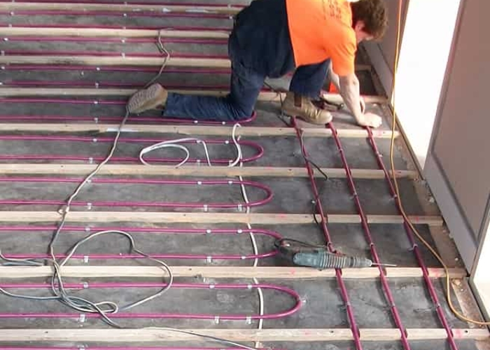 Hydronic Heating Under Timber Flooring by Comfort Heat