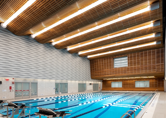 LED Light Pipes for Swimming Facilities by HotBeam