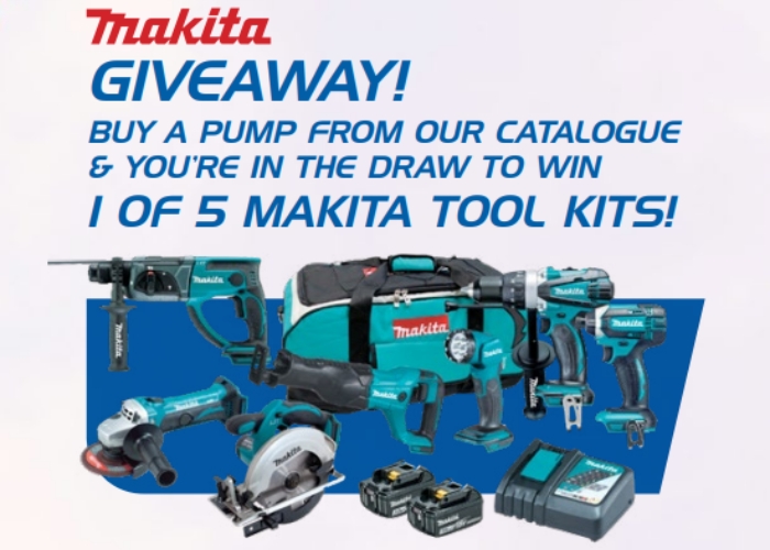Autumn Promotion: Win a Makita Tool Kit from Maxijet Australia