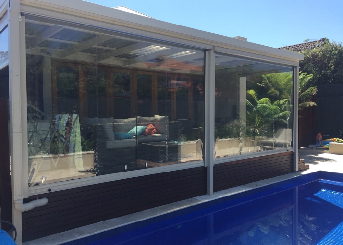 Clear PVC Blinds for Outdoor Areas by Undercover Blinds