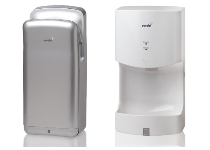 Fast and Quiet Hand Dryers by Verde Solutions