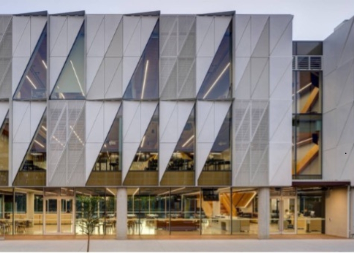 Floor-To-Ceiling Aluminium Louvre Windows for Schools by Safetyline Jalousie