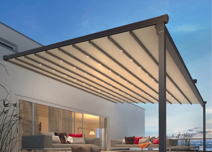 Retractable Roof for Patios by Undercover Blinds