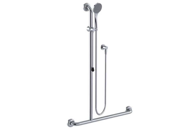 Accessible Shower Kit with Grab Rail by 3monkeez