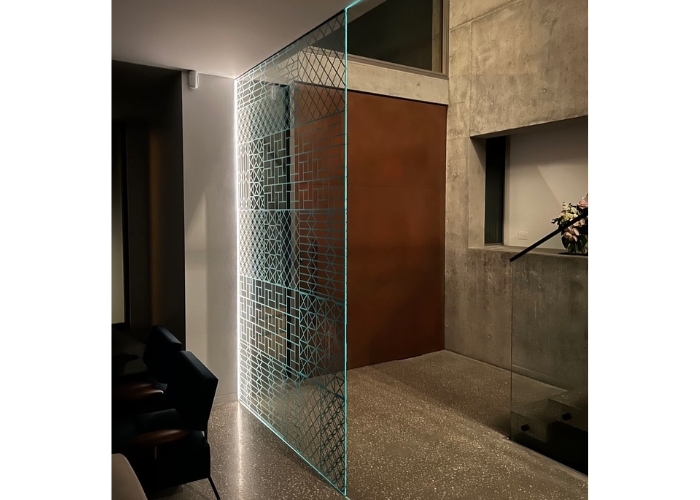 Custom Glass Design for Room Partitions by Axolotl
