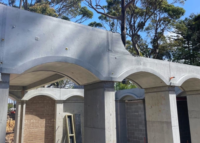 Concrete Mould for Arch Soffits by Bespoke Formwork