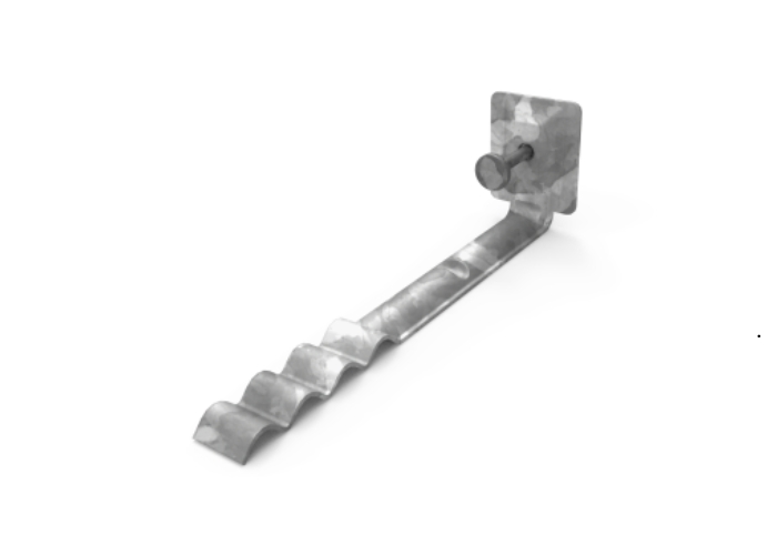 Pre-Nailed Veneer Tie for Timber Framing by Cerra Metal Works