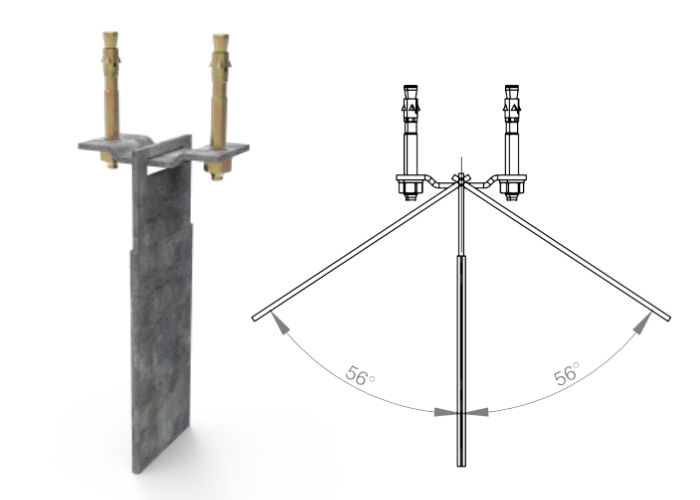 Stainless Steel Control Gap Tie by Cerra Metal Works