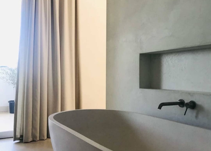 Microcement Walls for Bathrooms by Danlaid