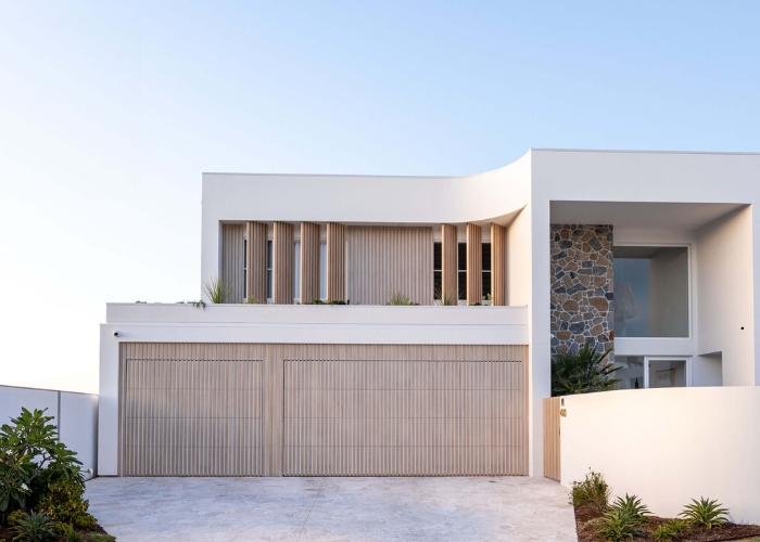 Timber Look Aluminium Garage Doors by DECO Australia