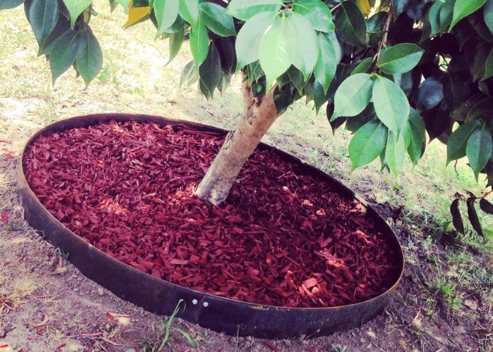 Round Garden Edging for Tree Rings by FormBoss