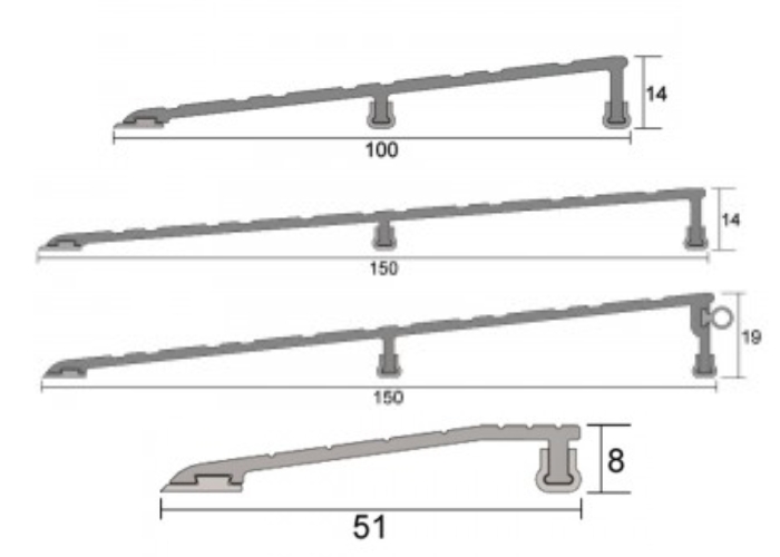 Threshold Ramp for Building Accessibility by Kilargo