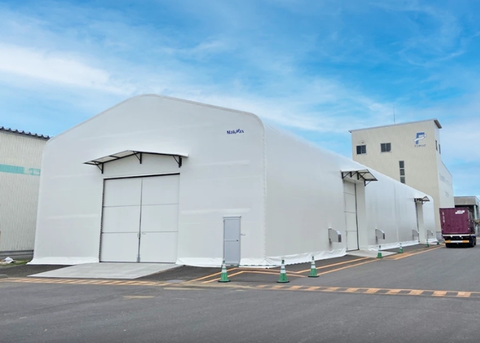 Semi Permanent Tent Warehouse Solution by MakMax Australia