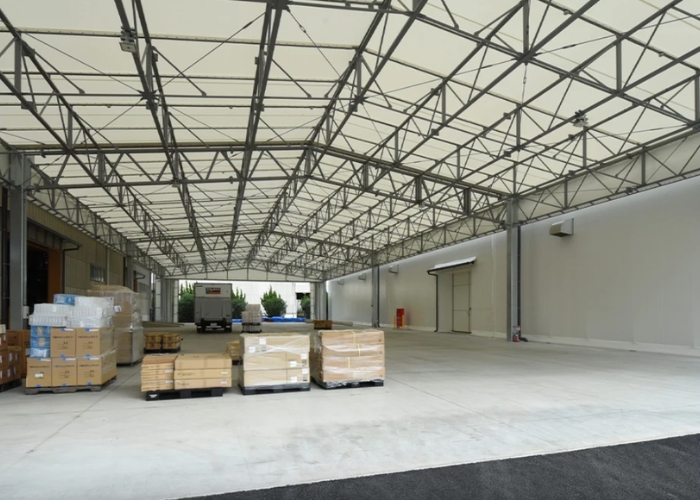 Semi Permanent Tent Warehouse Solution by MakMax Australia