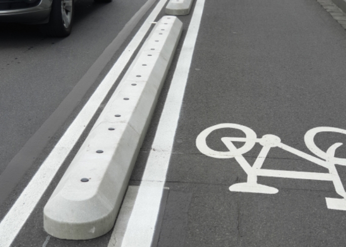 Safety Separators for Bike Lanes by Mascot Engineering