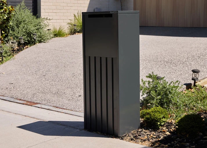 Letterbox with Top Parcel Compartment by Simons Seconds