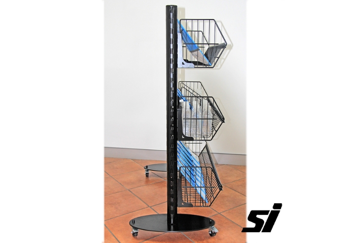 Display Basket with Wheels by SI Retail