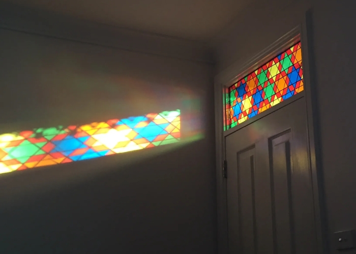 Mosaic Glass Film for Windows by Window Energy Solutions
