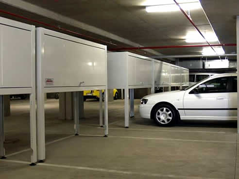 Apartment garage storage units from Space Commander
