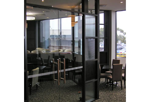 glass partitions