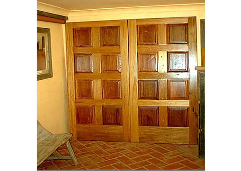 handmade timber door