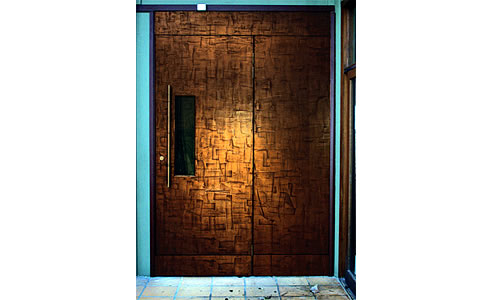 copper liquid metal door