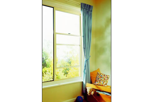 double hung window