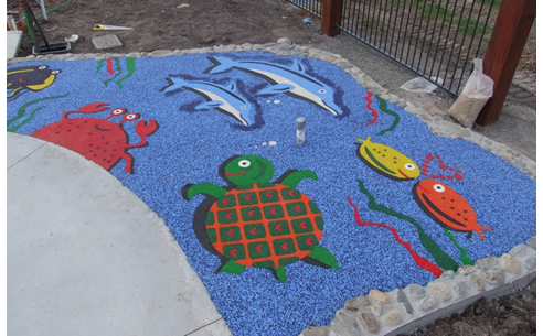 recycled glass paving