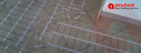 under tile floor heating