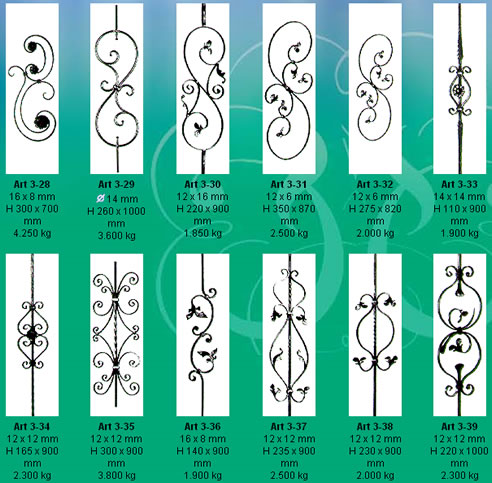 wrought iron decorative panels